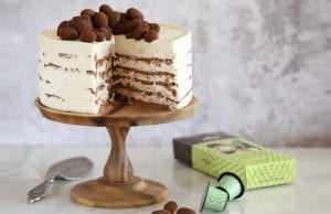 עוגת ביסקוויטים בשילוב אספרסו אגוזים