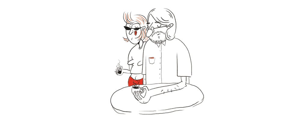 הזוג הפלצן איור