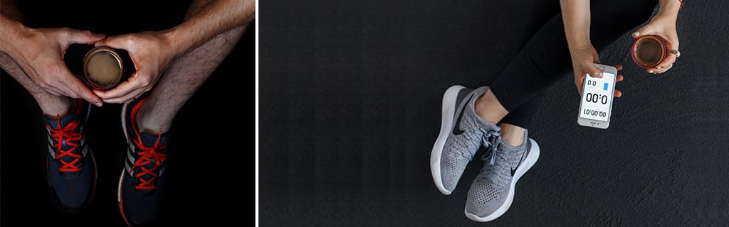 ספורט עם קפה